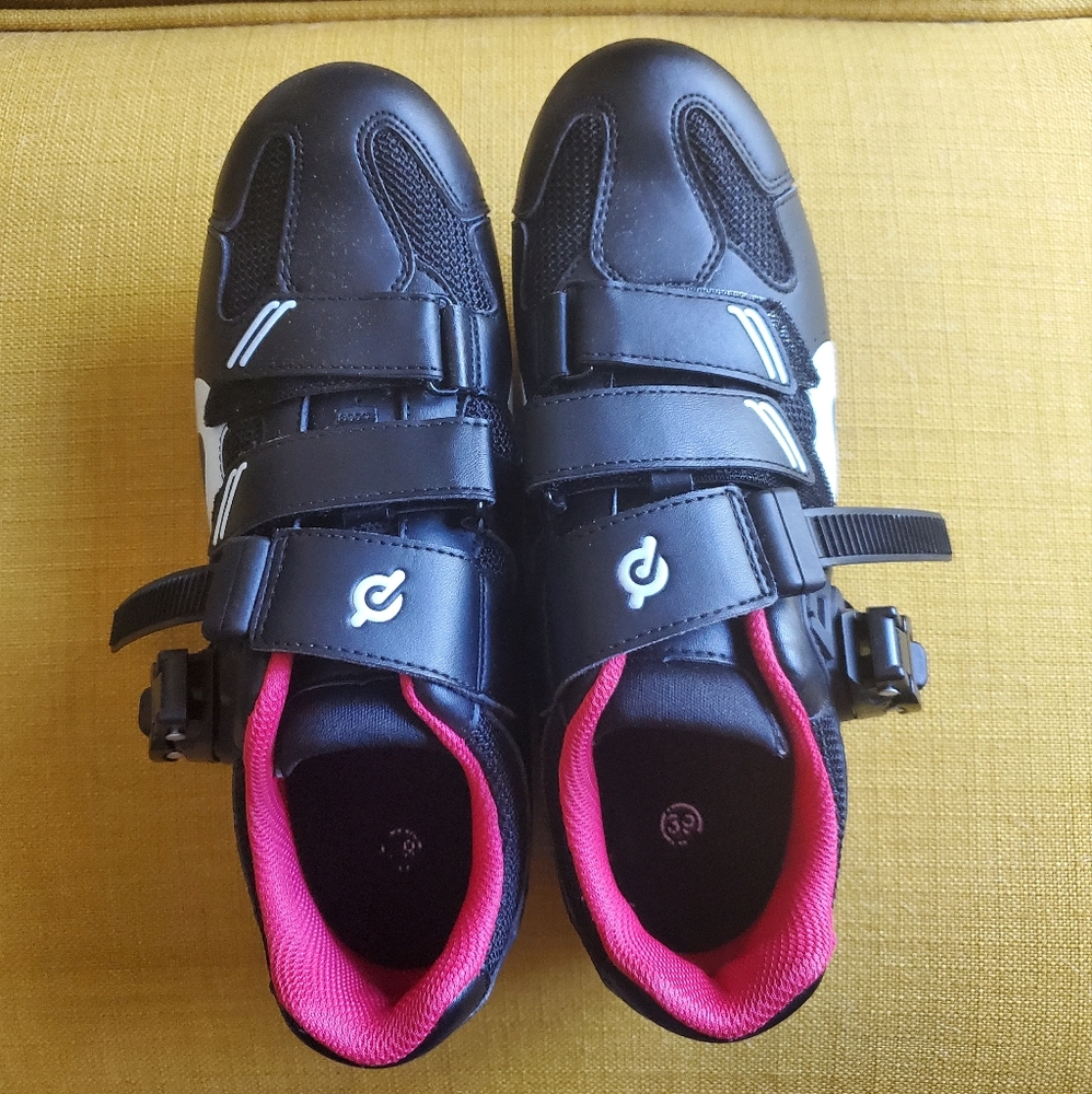 Peloton cycling shoes w/ Delta clips